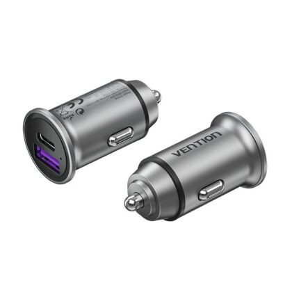 MOBILE CHARGER CAR 30W USB/2P GRAY FFFH0 VENTION  FFFH0 6922794761681