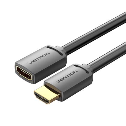 CABLE HDMI MALE/FEMALE 4K/1M BLACK AHCBF VENTION  AHCBF 6922794766853