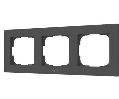SMART SWITCH FRAME H2 (3-GANG)/GRAY FE-X02D-G AQARA  FE-X02D-G 6975833357673
