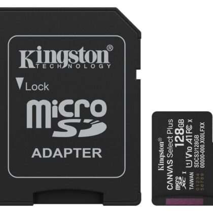 MEMORY MICRO SDXC 128GB UHS-I/W/ADAPTER SDCS3/128GB KINGSTON  SDCS3/128GB 740617348453