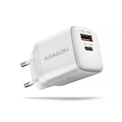 MOBILE CHARGER WALL USB 20W/2PORT WHITE ACU-PQ20W AXAGON  ACU-PQ20W 8595247907899