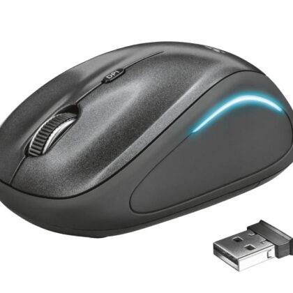 MOUSE USB OPTICAL WRL YVI FX/BLACK 22333 TRUST  22333 8713439223330