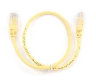 PATCH CABLE CAT5E UTP 0.5M/PP12-0.5M/Y GEMBIRD  PP12-0.5M/Y 8716309038553