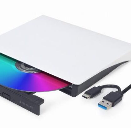 DVD RW USB3/USB-C 8X EXT RTL/DVD-USB-031-BW GEMBIRD DVD-USB-031-BW 8716309136150