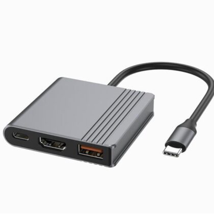 I/O ADAPTER USB-C TO HDMI/USB3/3IN1 A-CM-COMBO3-05 GEMBIRD  A-CM-COMBO3-05 8716309137263