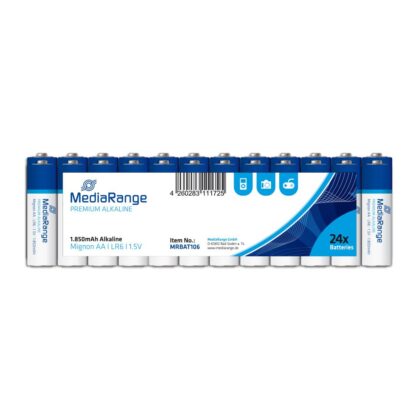 BATTERY ALKALINE AA 1.5V/24PCS MRBAT106 MEDIARANGE  MRBAT106 4260283111671