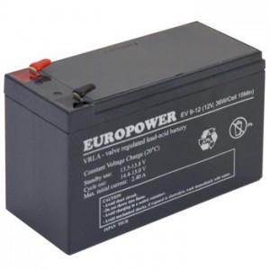 BATTERY 12V 9AH VRLA/EV9-12 T2 EUROPOWER EMU  EV9-12T2 5902367800178