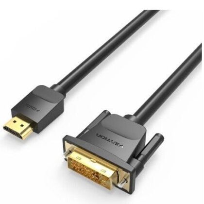 CABLE HDMI TO DVI 5M/BLACK ABFBJ VENTION  ABFBJ 6922794732841