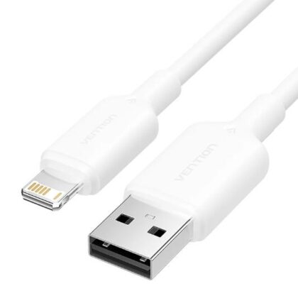 CABLE USB2.0 TO LIGHTNING/2M WHITE LAMWH VENTION LAMWH 6922794783676