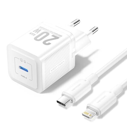 MOBILE CHARGER WALL USB-C/20W TZ-FEPW0-EU-02 VENTION  TZ-FEPW0-EU-02 6922794786301