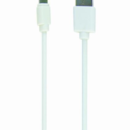 CABLE LIGHTNING TO USB2 2M/WHT CC-USB2-AMLM-2M-W GEMBIRD  CC-USB2-AMLM-2M-W 8716309095518