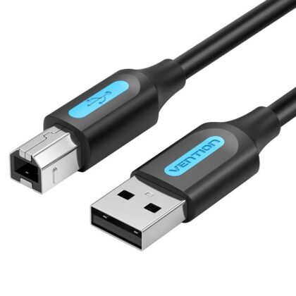 CABLE USB2.0 MALE TO MALE/1.5M BLACK COQBG VENTION  COQBG 6922794748569
