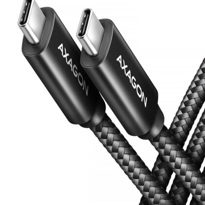 CABLE USB-C TO USB-C 1M 240W/8K BLACK BUCM4X-CM10AB AXAGON  BUCM4X-CM10AB 8595247907967
