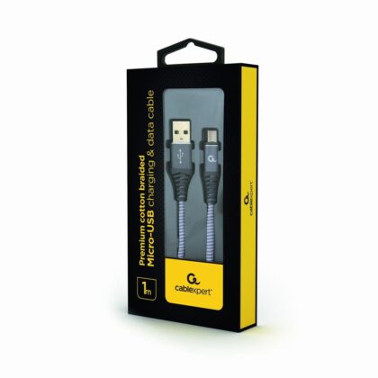 CABLE USB2 TO MICRO-USB 1M/CC-USB2B-AMMBM-1M-WB2 GEMBIRD  CC-USB2B-AMMBM-1M-WB2 8716309106047