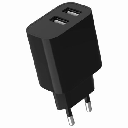 CHARGER USB UNIVERSAL BLACK/2P TA-UC-2A12-01-BK GEMBIRD  TA-UC-2A12-01-BK 8716309130530