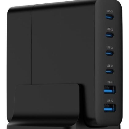 CHARGER USB UNIVERSAL 6P 75W/TA-UC-2A4C-PD75-01-BK GEMBIRD  TA-UC-2A4C-PD75-01-BK 8716309133876