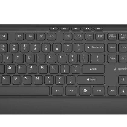 KEYBOARD MULTIMEDIA USB ENG/BLACK KB-MCH-05 GEMBIRD  KB-MCH-05 8716309136822