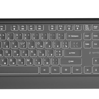 KEYBOARD MULTIMEDIA USB CYRILL/BLACK KB-UML-04-CYRL GEMBIRD  KB-UML-04-CYRL 8716309137102