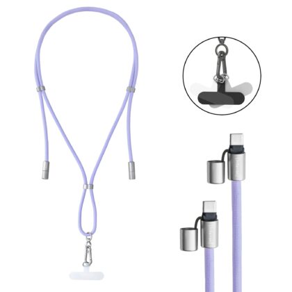 CABLE USB-C TO USB-C 1.65M/LANYARD PURPLE 7991003 INTENSO  7991003 4034303037162
