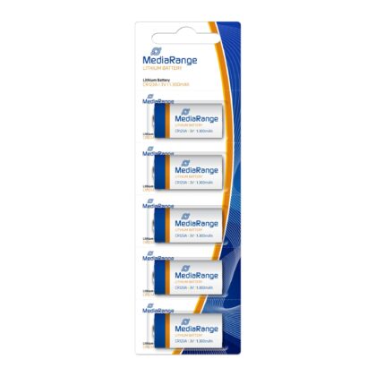 BATTERY LITHIUM CR123A 3V/5PCS MRBAT150 MEDIARANGE MRBAT150 4260283116324