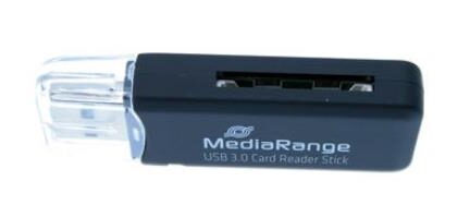 MEMORY READER USB3.0 STICK/BLACK MRCS507 MEDIARANGE  MRCS507 4260459610359
