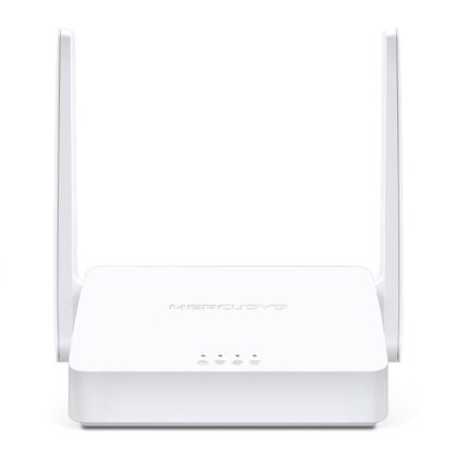 Wireless Router MERCUSYS Wi-Fi 4 (802.11n) Data speed 300 Mbit/s Ethernet WAN Yes WAN connection type RJ-45 Ethernet LAN Yes 3xLAN ports MW302R  MW302R 6935364089351