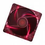 CASE FAN 120MM TRANSP 3PIN+4P/RED 12V XF046 XILENCE  XF046 4044953500930