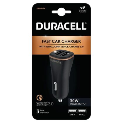 MOBILE CHARGER CAR USB/2P DR6010A DURACELL  DR6010A 5056304310685