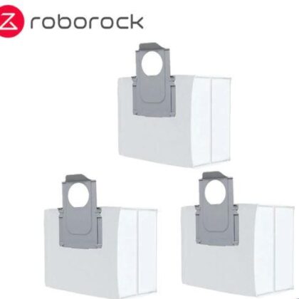 Vacuum Cleaner Accessory ROBOROCK Disposable Dust Bag 3pcs White For OC0/Q70+/Q70 Max+/OC5/Q75+/Q75 Max+/Q55+/O35/S75 MaxV Ultra/S70 Pro Ultra/S80 Pro Ultra/S85 Pro Ultra/OC0-D/S80+/Q80 Max+/OC5-D/S85+/Q85 Max+/Q55 Pro+/S70 Max Ultra/S75 Max Ultra/Q55 Max+/Q55 DuoRoller+ 8.02.0131 8.02.0131 6970995784701