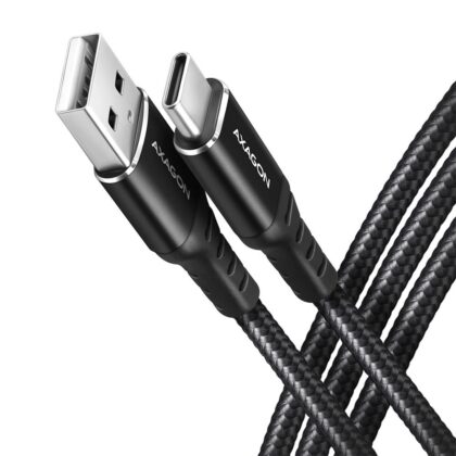CABLE USB-C TO USB2.0 1M/BLACK BUCM-AM10AB AXAGON  BUCM-AM10AB 8595247906847