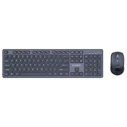 KEYBOARD +MOUSE WRL ENG/DESKTOP BK KBS-WCH-04 GEMBIRD  KBS-WCH-04 8716309130202