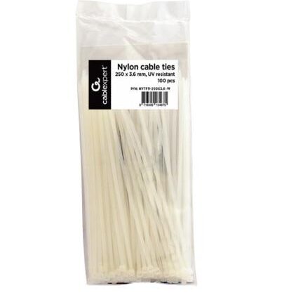 CABLE ACC TIES NYLON 100PCS/NYTFR-250X3.6-W GEMBIRD  NYTFR-250X3.6-W 8716309134675