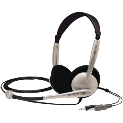 Koss | Headphones | CS100 | Wired | On-Ear | Microphone | Black/Gold 194811 021299142851