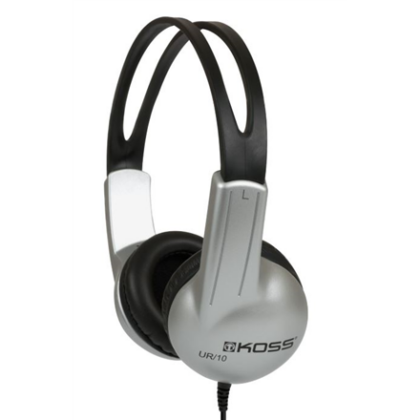 Koss | Headphones | UR10 | Wired | On-Ear | Silver/Black 196784 021299147610