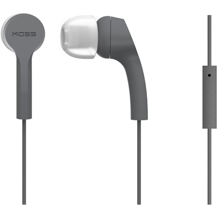 Koss | Headphones | KEB9iGRY | Wired | In-ear | Microphone | Gray 192451 021299189603