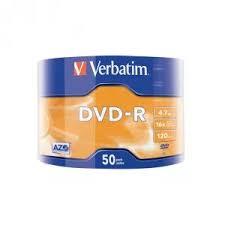 DVD-R MEDIA 4.7GB 16X 50-PACK/VERBATIM VER43788 MEDIARANGE  VER43788 023942437888