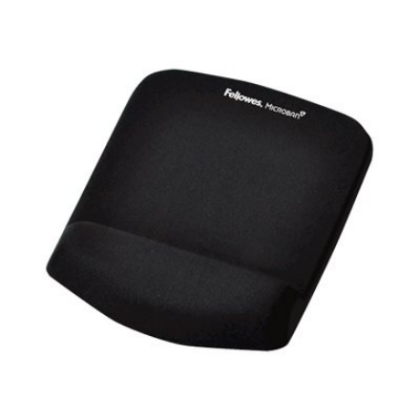 Fellowes | Mouse pad with wrist support PlushTouch | Mouse pad with wrist pillow | 238 x 184 x 25.4 mm | Black 9252003 043859718917