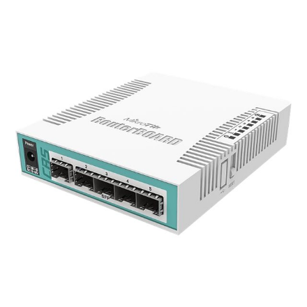 MikroTik | Cloud Router Switch | CRS106-1C-5S | Web Management | Desktop | SFP ports quantity 5 | 12 month(s) | 12 month(s) CRS106-1C-5S 2000000950242