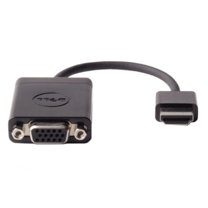 Dell | Adapter HDMI to VGA | 470-ABZX | Black | HDMI - Male | HD-15 (VGA) - Female 470-ABZX 2000000970448