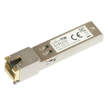 MikroTik | S+RJ10 | SFP+ | Copper | RJ-45 | 10/100/1000/10000 Mbit/s | Maximum transfer distance 200 m | -20 to +60C | COMPATIBLE ONLY WITH ACTIVE COOLING SWITCHES (DISCONNECTS WITH PASSIVE COOLING SWITCHES) -20 to +60C S+RJ10 2000000976624