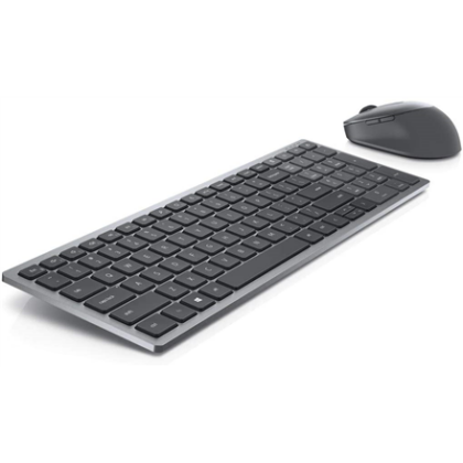 Dell | Pro Plus KM7120W | Keyboard and Mouse Set | Wireless | Mouse included | Bluetooth | Wireless connection | Lithuanian | Titan Gray 580-AIWM_LT 2000001148136