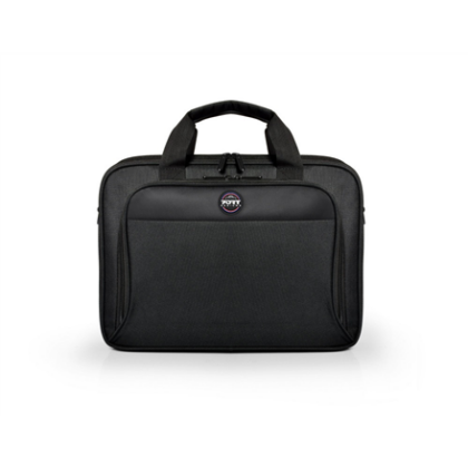 PORT DESIGNS | HANOI II CLAMSHELL | 105064 | Fits up to size 15.6 " | Messenger - Briefcase | Shoulder strap | Black 105064 3567041050649