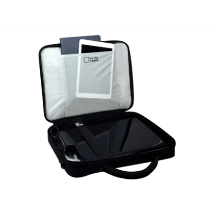 PORT DESIGNS | Courchevel | Fits up to size 15.6 " | Messenger - Briefcase | Shoulder strap | Black 160512 3567041605122