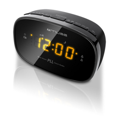 Muse | Clock radio PLL | M-150CR | Alarm function | Black M-150CR 3700460202293