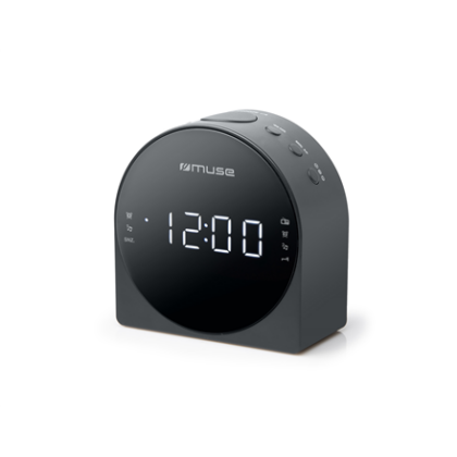 Muse | Dual Alarm Clock radio PLL | M-185CR | AUX in | Black M-185CR 3700460202415