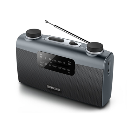 Muse | Portable radio | M-058R | AUX in | Black M-058R 3700460206475
