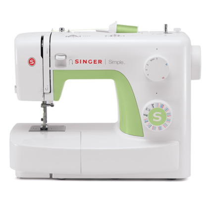 Singer | Sewing Machine | Simple 3229 | Number of stitches 31 | Number of buttonholes 1 | White/Green 3229 374318838892