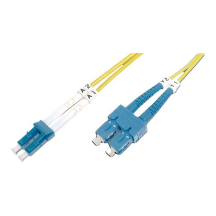 Digitus | Patch Cord | DK-2932-01 | Cable diameter 3 mm; Cable type: I-VH 2E9/125µ; Fiber diameter: 09/125µ; Connector 1/2: LC/SM DK-2932-01 4016032249634