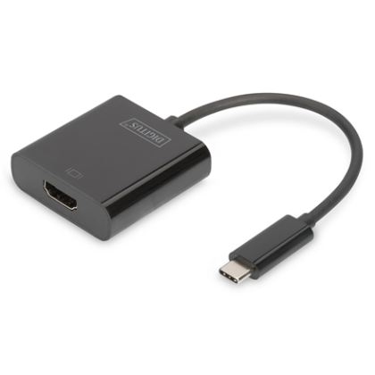 Digitus | USB Type-C to HDMI Adapter | DA-70852 | Black | USB Type-C | 0.15 m DA-70852 4016032447528