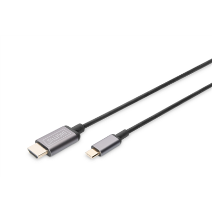 Digitus | USB Type-C to HDMI Adapter | DA-70821 | Black | USB Type-C | 1.8 m DA-70821 4016032465072